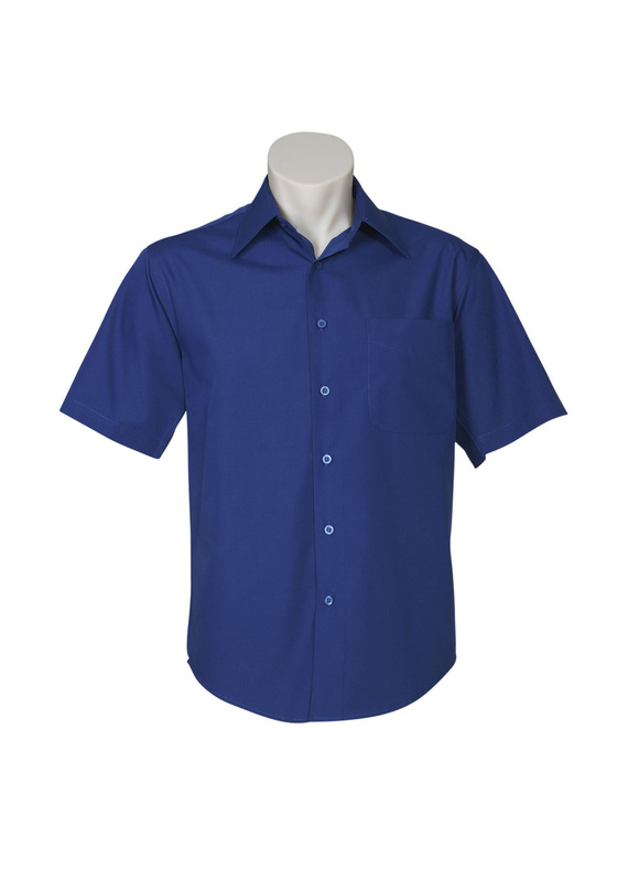 Short Sleeve Metro Shirt - Men - Royal