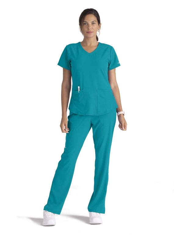 Skechers Breeze Scrub Top - Women - 39 Teal