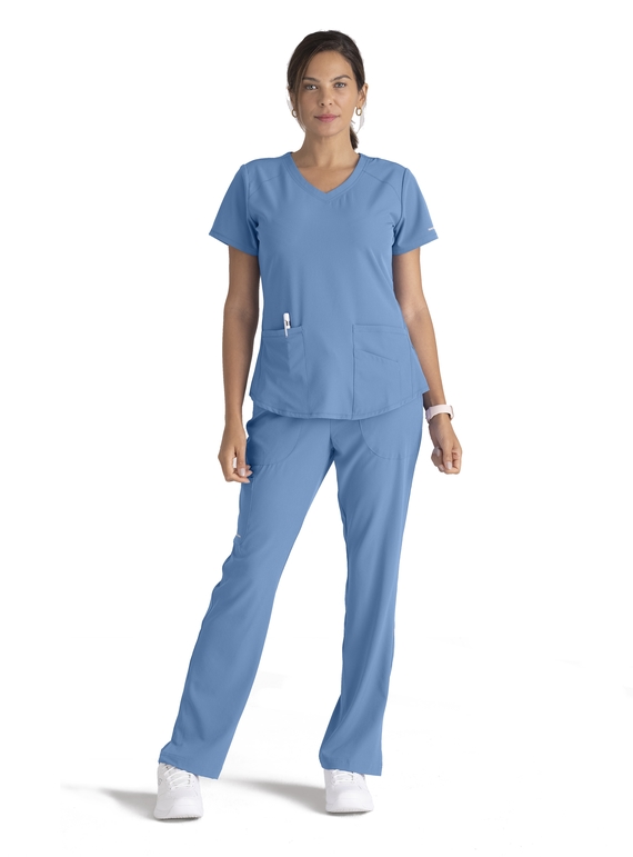 Skechers Breeze Scrub Top - Women - 40 Ciel