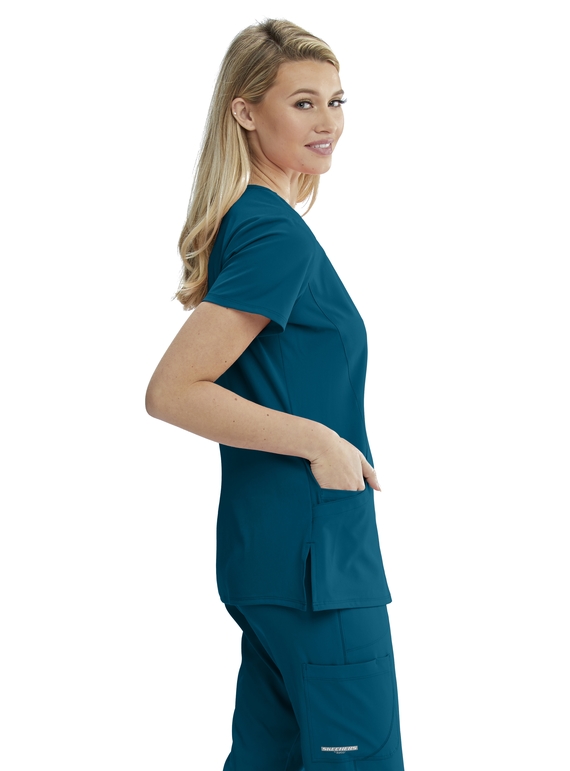 Skechers Reliance Scrub Top - Women - 328 Bahama