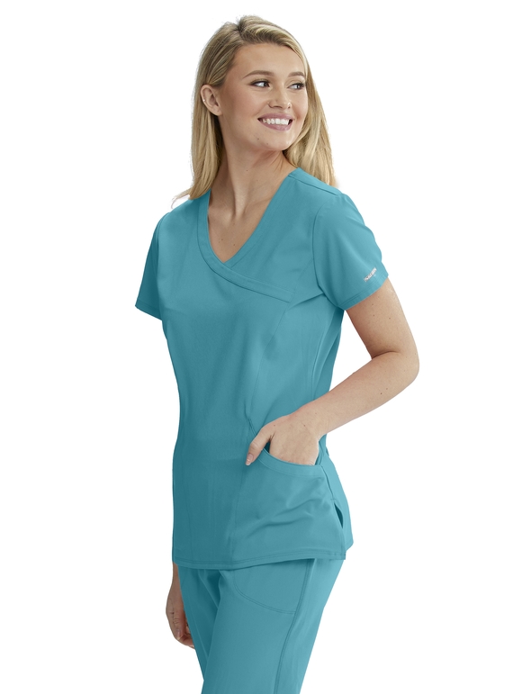 Skechers Reliance Scrub Top - Women - 39 Teal