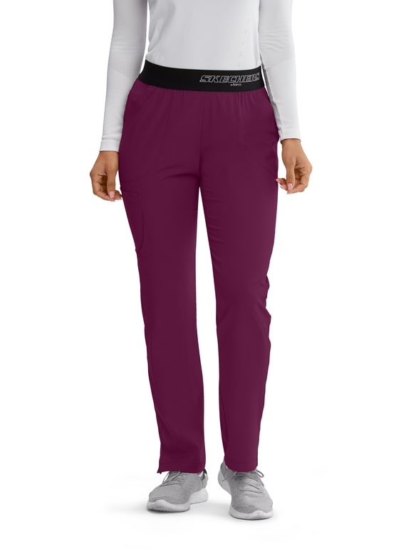 Skechers Breeze Scrub Pant Tall - Women - 65 Wine