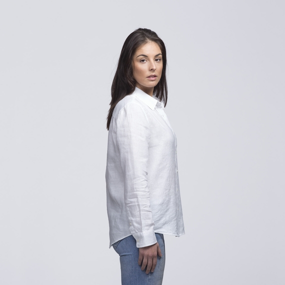 Linen Shirt – Women - White