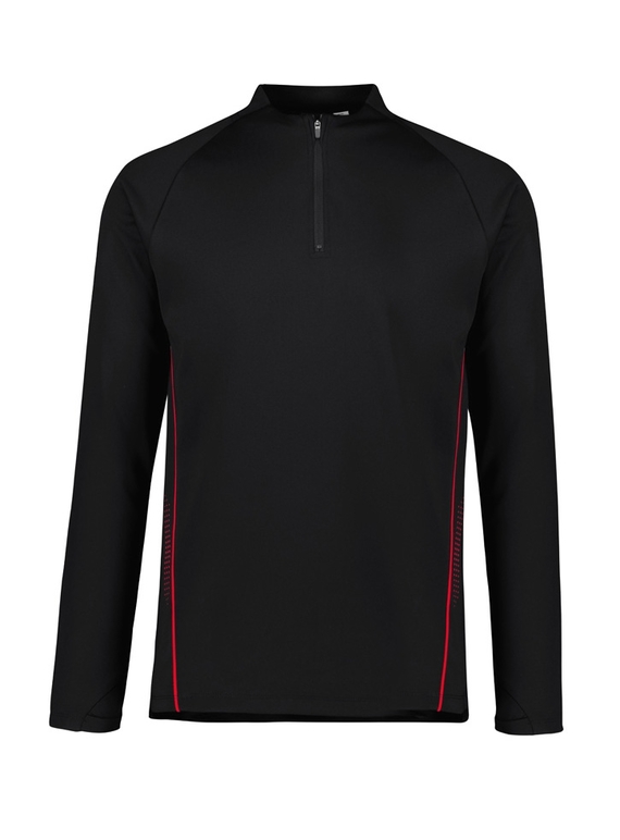 Balance Mid-Layer Top - Youth - Black/Red