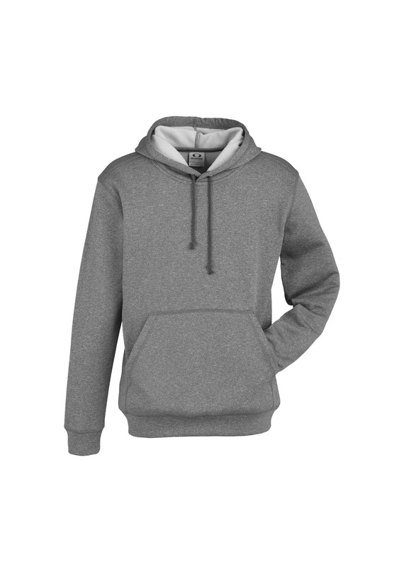 Hype Pull-on Fleece Hoodie - Unisex - Grey Marle3