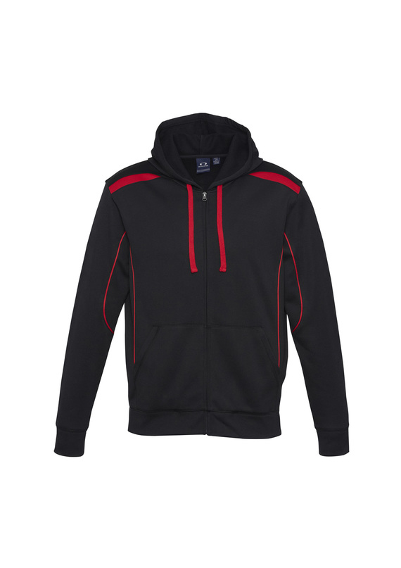 United Contrast Hoodie - Unisex - Black/Red