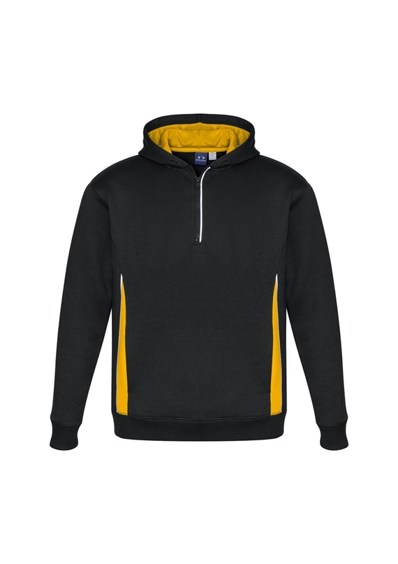 Renegade Brushed Fleece Sports Hoodie - Youth - Black/Gold