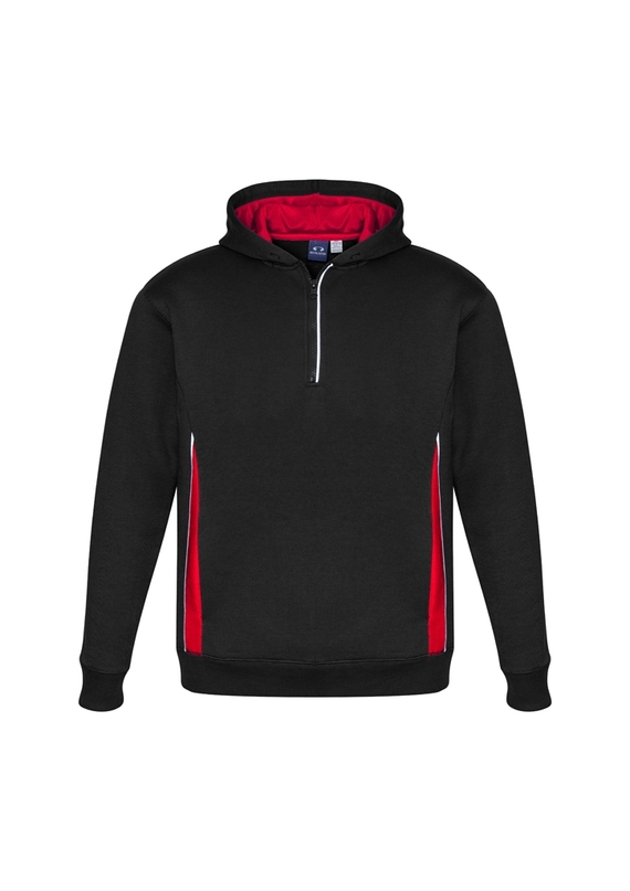 Renegade Brushed Fleece Sports Hoodie - Youth - Black/Red