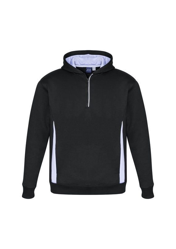 Renegade Brushed Fleece Sports Hoodie - Youth - Black/White