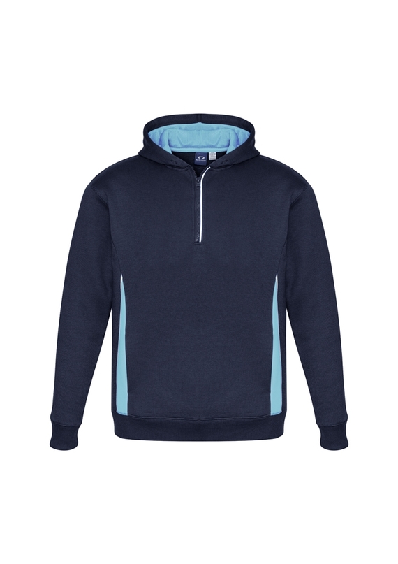 Renegade Brushed Fleece Sports Hoodie - Youth - Navy/Sky