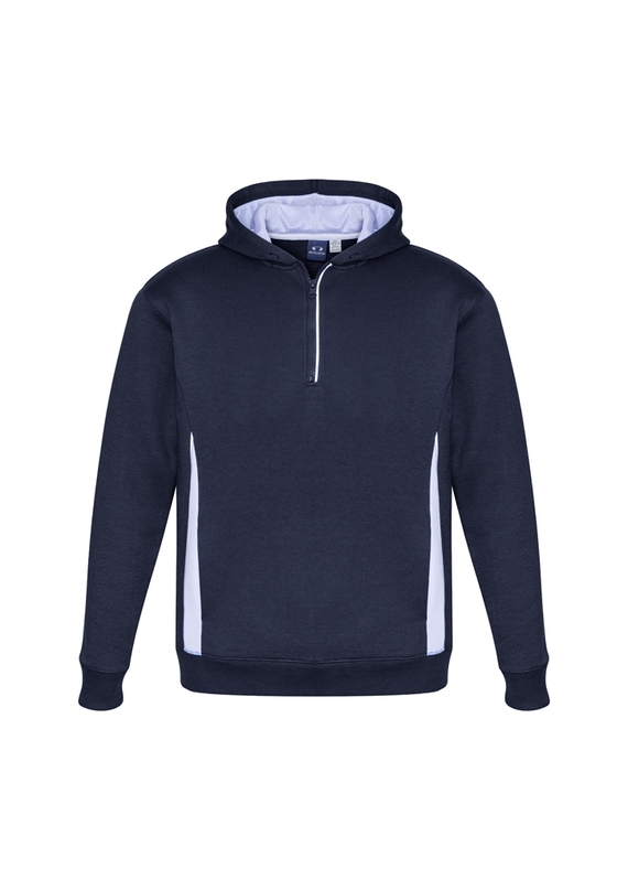 Renegade Brushed Fleece Sports Hoodie - Youth - Navy/White