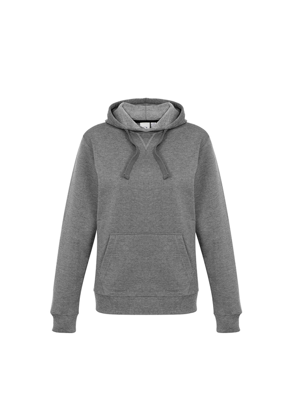 Crew Hoodie Polyester/Cotton - Women - Grey Marle