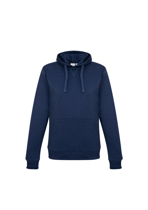 Crew Hoodie Polyester/Cotton - Women - Navy