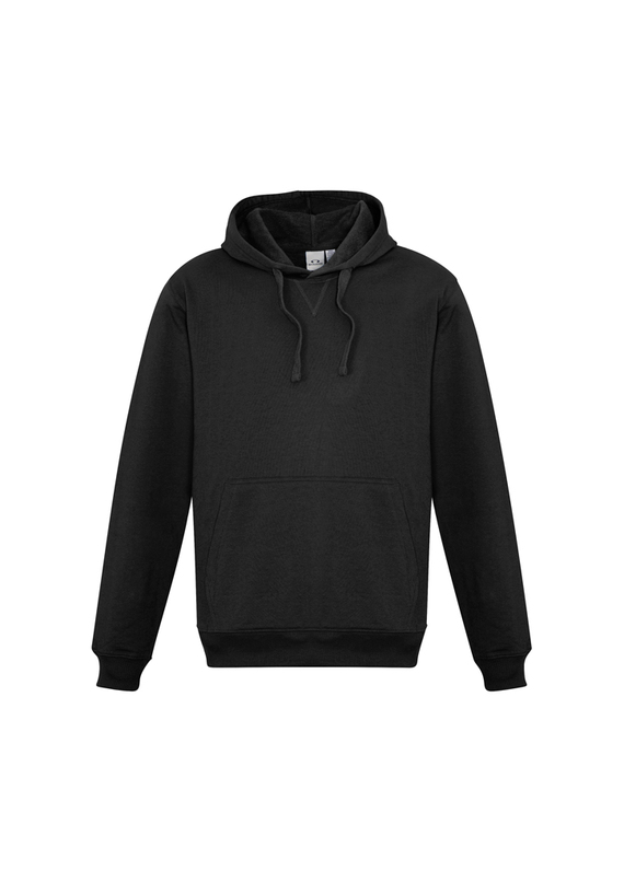 Crew Hoodie Polyester/Cotton - Men - Black