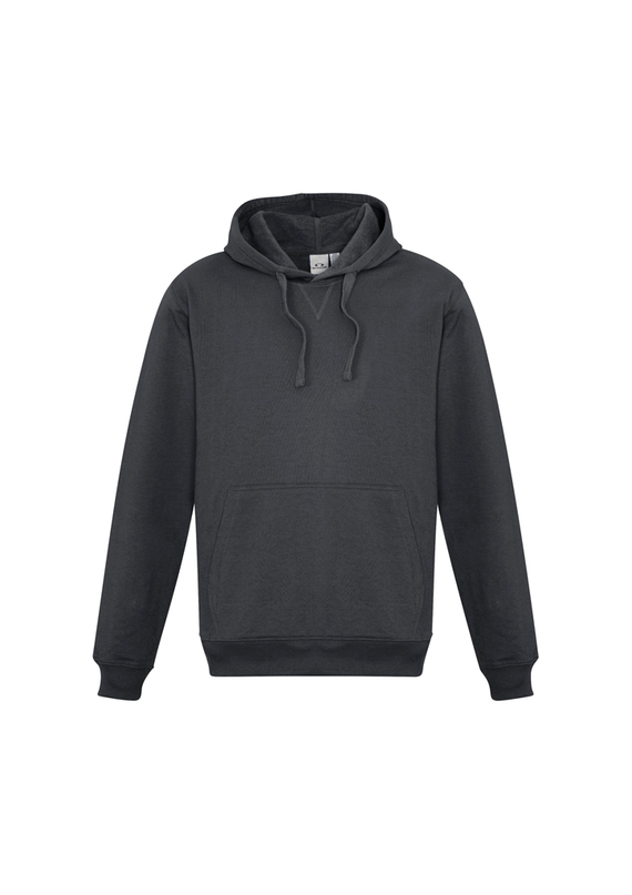 Crew Hoodie Polyester/Cotton - Men - Charcoal
