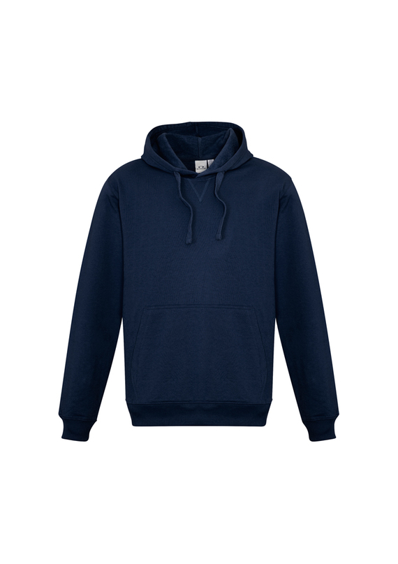 Crew Hoodie Polyester/Cotton - Men - Navy