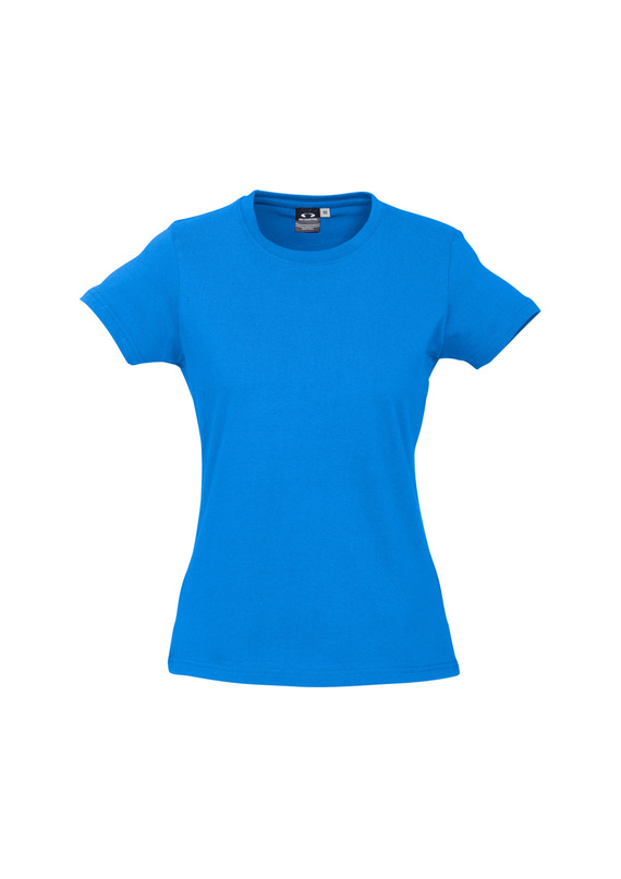 Ice Cotton Tee Shirt - Women - Neon Cyan