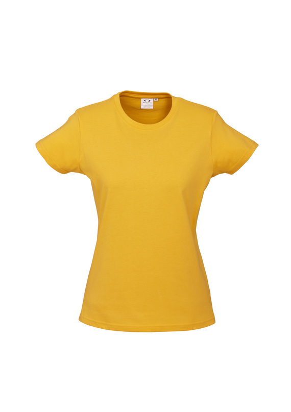 Ice Cotton Tee Shirt - Women - Gold