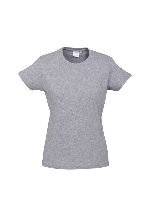 Ice Cotton Tee Shirt - Women - Grey Marle