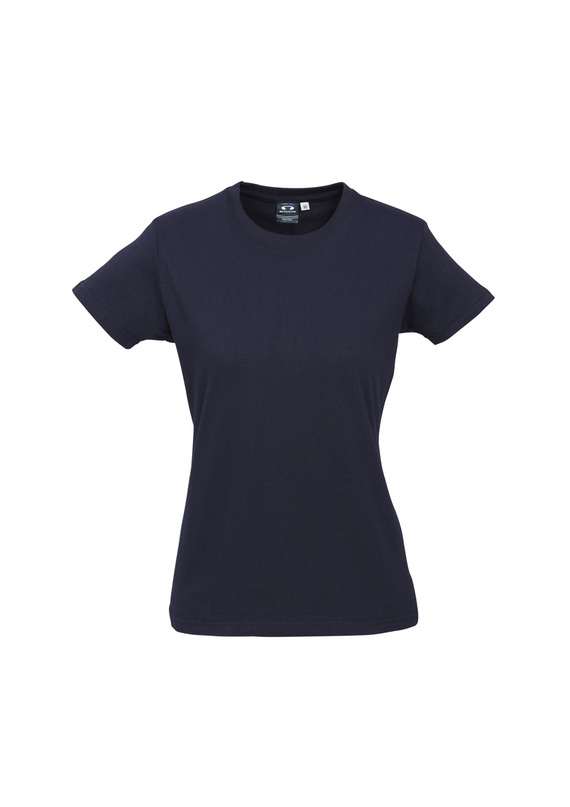 Ice Cotton Tee Shirt - Women - Navy