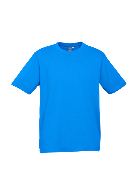 Ice Cotton Tee Shirt - Men - Neon Cyan