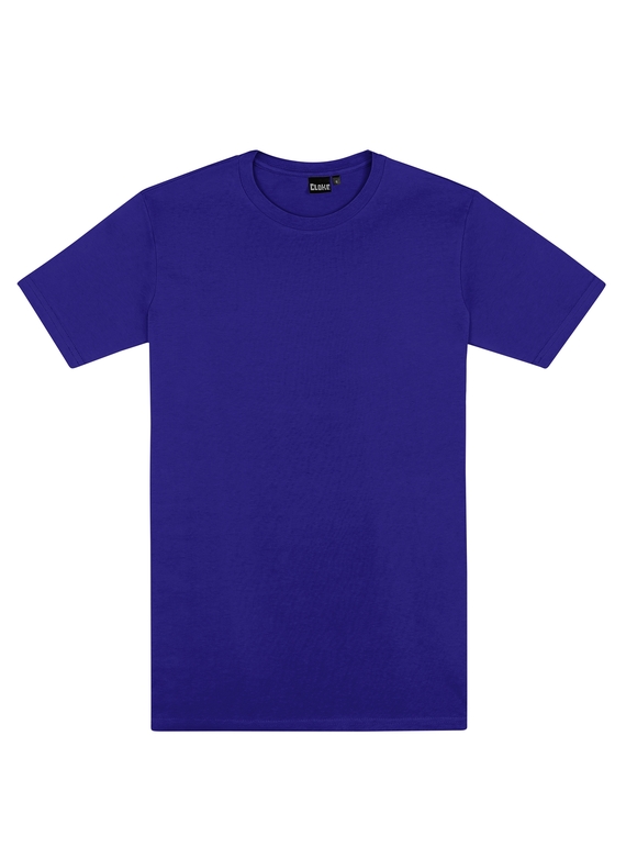 Outline Cotton Tee - Men - Deep Royal