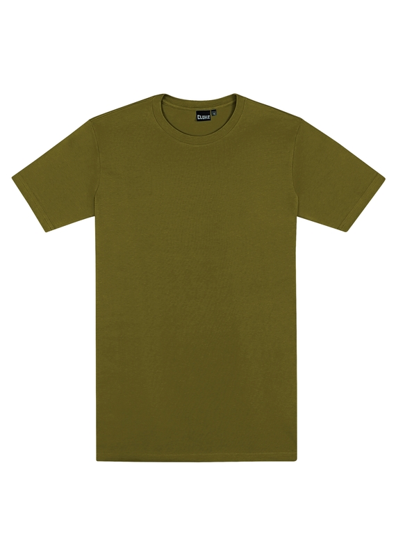 Outline Cotton Tee - Men - Khaki