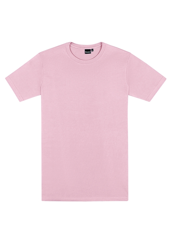 Outline Cotton Tee - Men - Pale Pink
