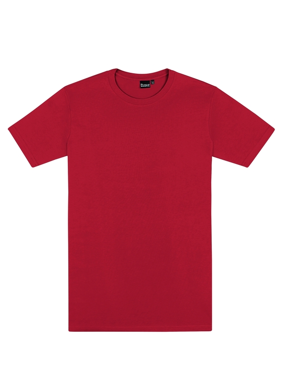 Outline Cotton Tee - Men - Red
