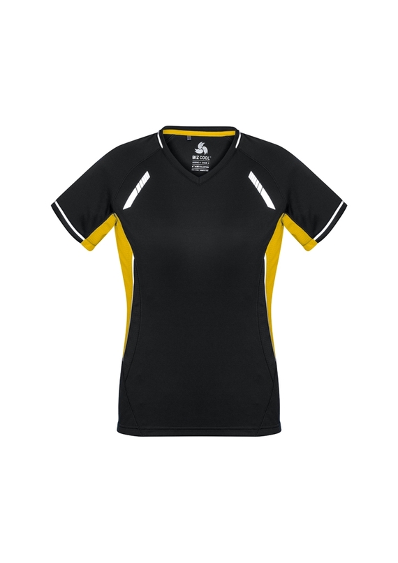 Renegade BIZCOOL Sports Tee - Women - Black/Gold