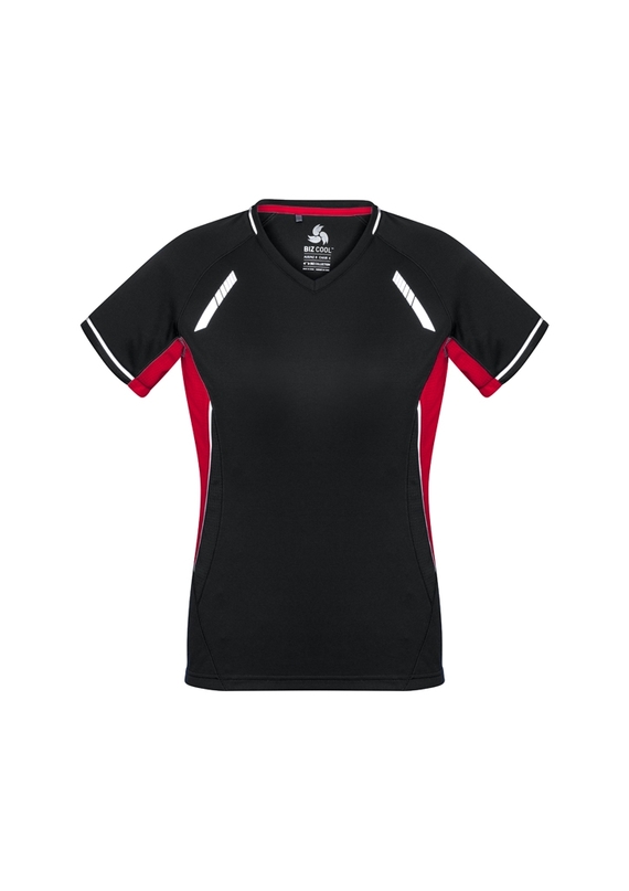 Renegade BIZCOOL Sports Tee - Women - Black/Red