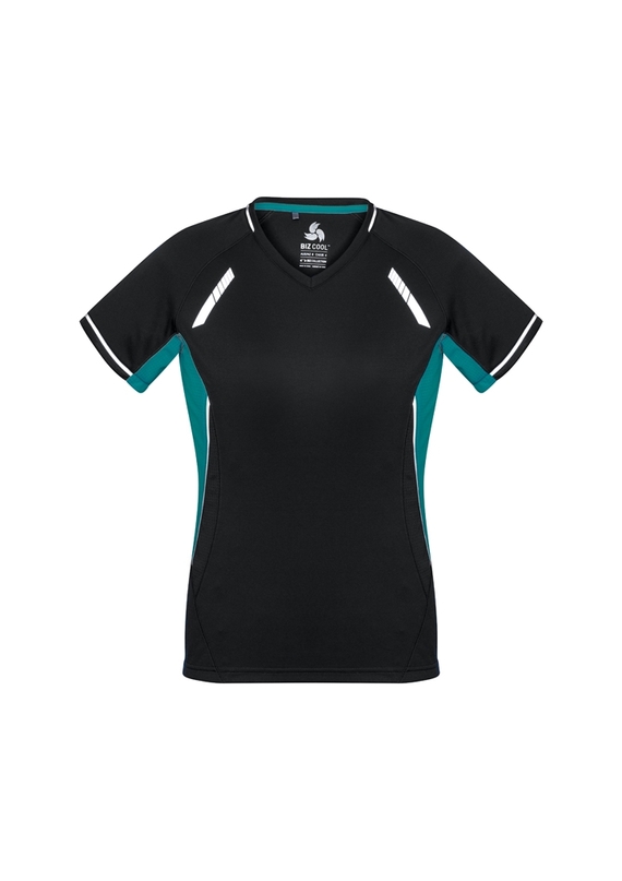 Renegade BIZCOOL Sports Tee - Women - Black/Teal