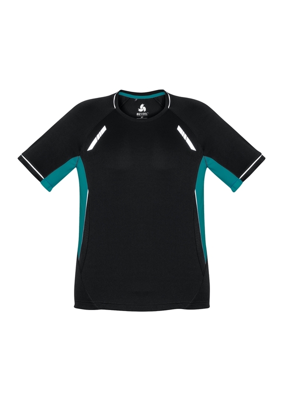 Renegade BIZCOOL Sports Tee - Men - Black/Teal
