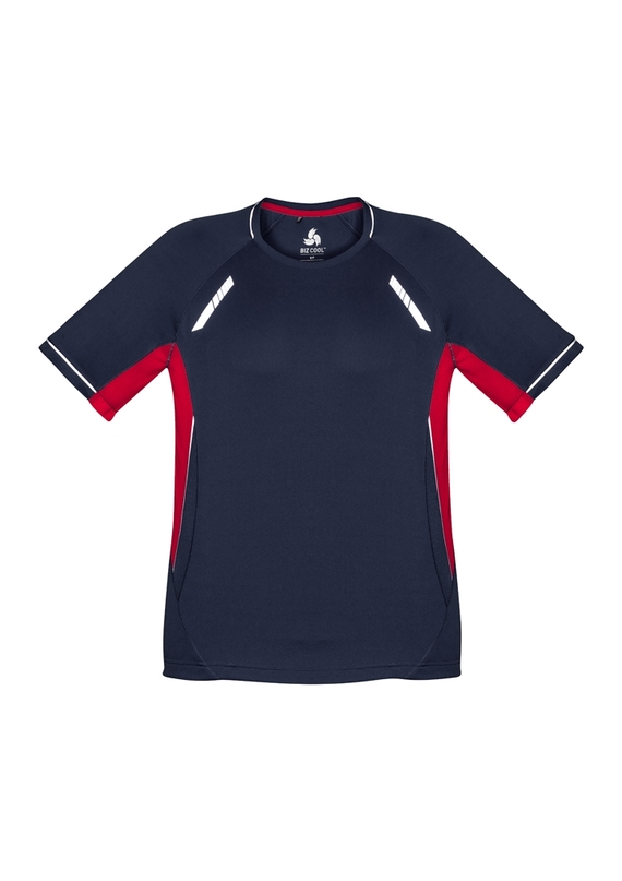 Renegade BIZCOOL Sports Tee - Youth - Navy/Red