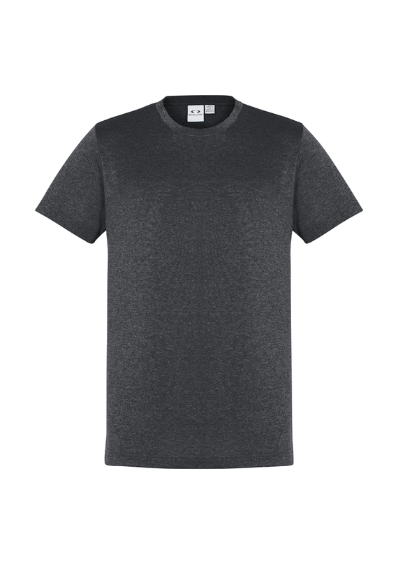 Aero BIZ COOL Cotton-feel Tee Shirt - Men - Charcoal