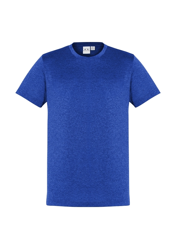 Aero BIZ COOL Cotton-feel Tee Shirt - Men - Electric Blue