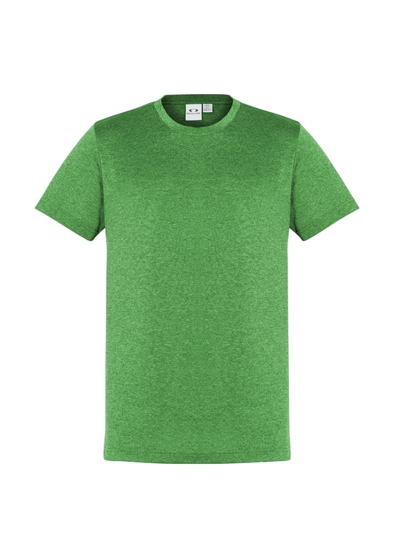 Aero BIZ COOL Cotton-feel Tee Shirt - Men - Lime