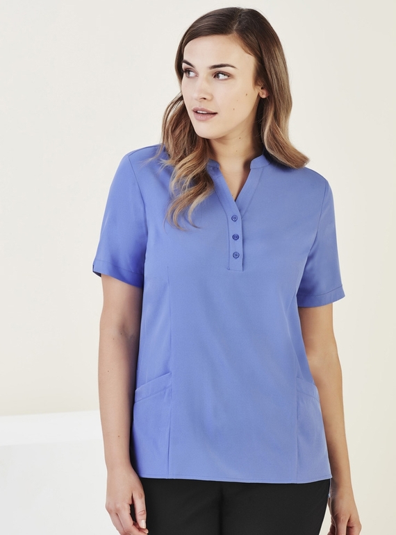 Florence Plain Tunic Top with pockets - Women