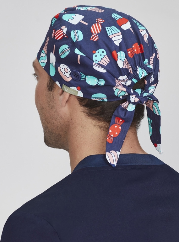Scrub Cap Printed Cotton - Unisex