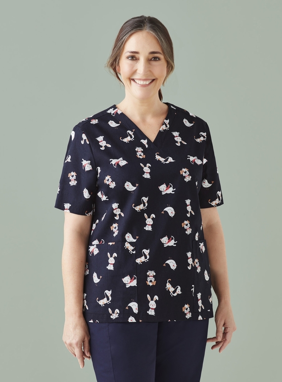 Best Friends Scrub Top - Women