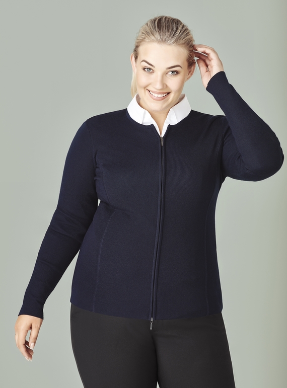 2 Way Zip Cardigan - Women