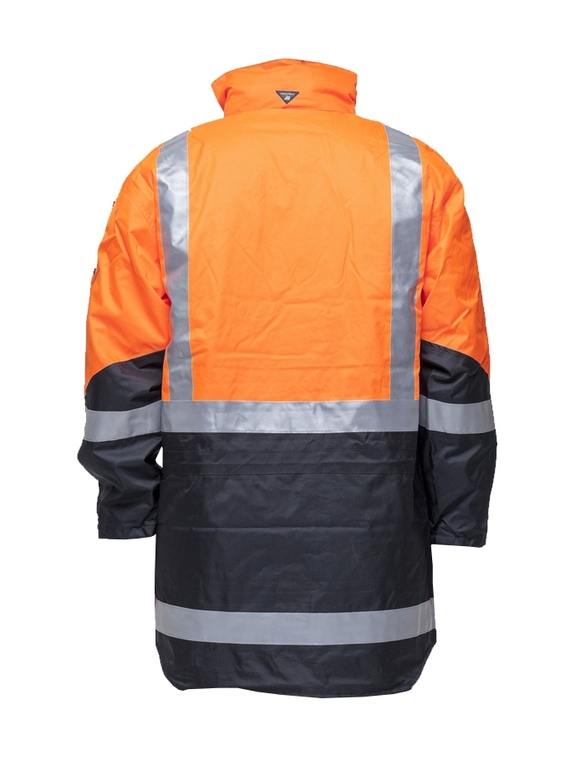 Hi Vis 2-Way Cyclone Day/Night Jacket - Quilted Lining