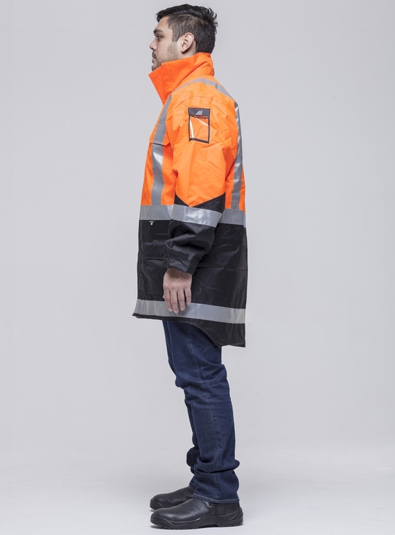 Hi Vis 2-Way Cyclone Day/Night Jacket - Quilted Lining
