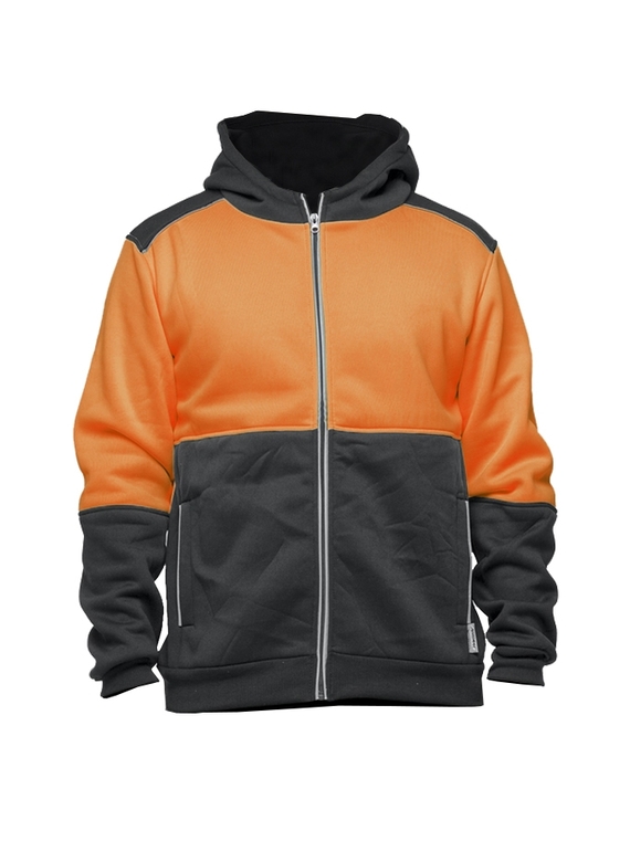 Hi Vis Hoodie - Orange/Black