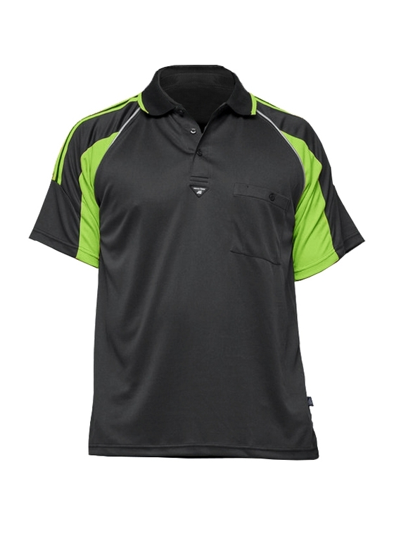 PRP Polo Shirt - Black/Yellow
