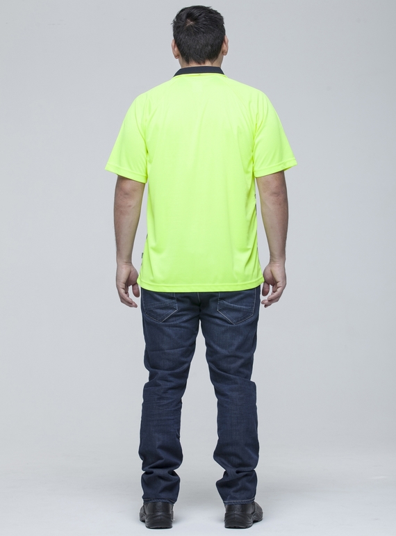 Hi Vis Raglan Polo Shirt