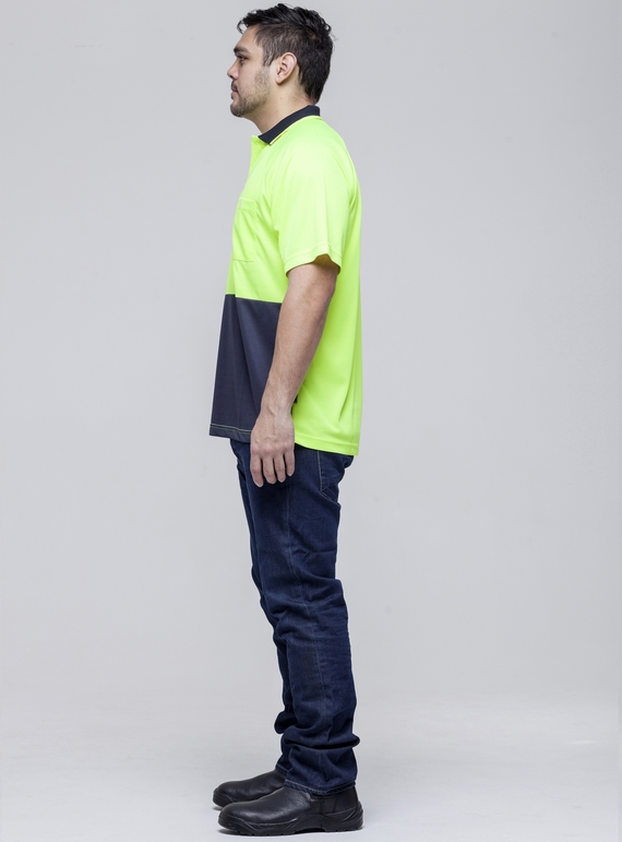 Hi Vis Raglan Polo Shirt