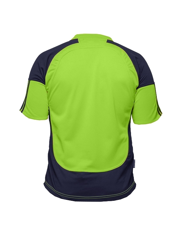Hi Vis Rugger Fitted Polo Shirt - Back