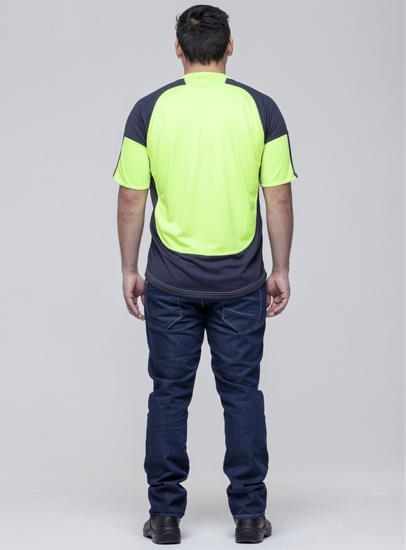 Hi Vis Rugger Fitted Polo Shirt