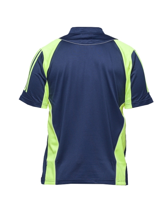 Hi Vis Rugger Standard Fit Polo Shirt - Back